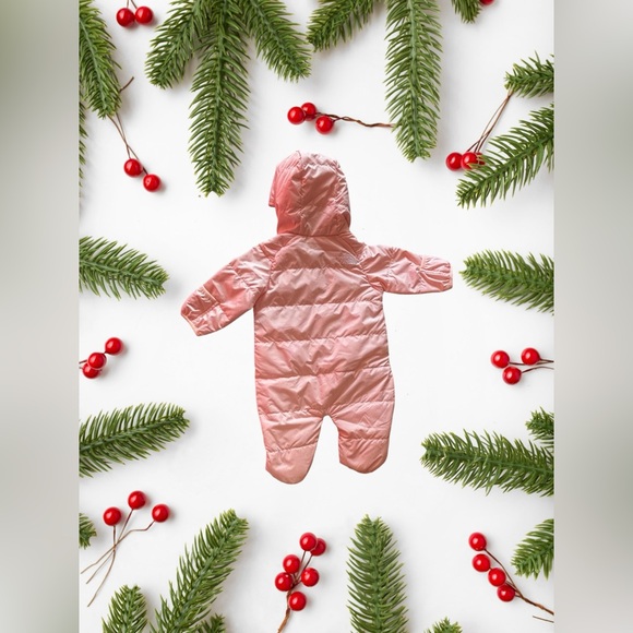 The North Face Infant Kid's Cozy Bunting-RTO One Piece Pink Salt NWOT  0-3 month - Picture 4 of 10